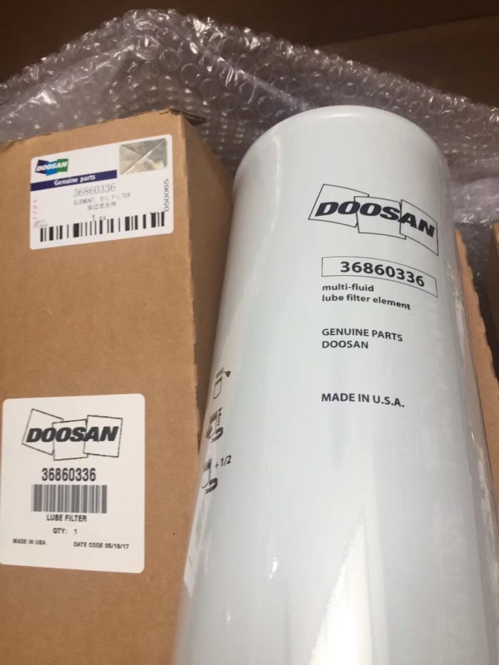 36860336 Doosan ORIGINAL Lube Oil Filter China Supplier