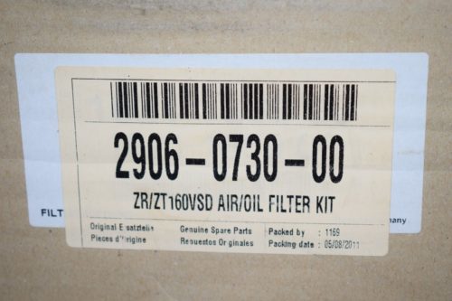 Genuine Original Air Oil Filter Kit 2906-0730-00 Atlas Copco ZR ZT 160VSD